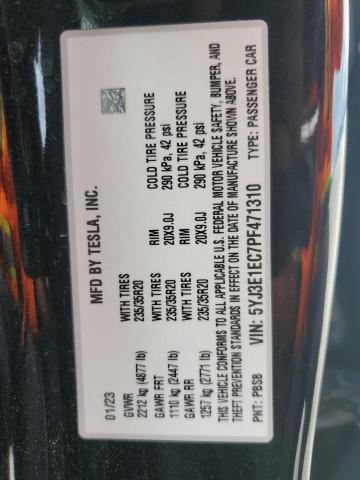 2023 TESLA MODEL 3 5YJ3E1EC7PF471310