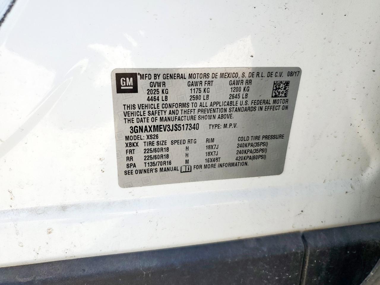 CHEVROLET EQUINOX PREMIER