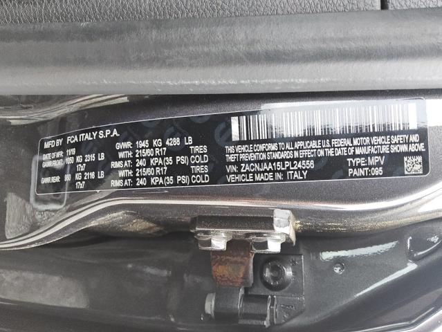 2020 JEEP RENEGADE S ZACNJAA15LPL24556