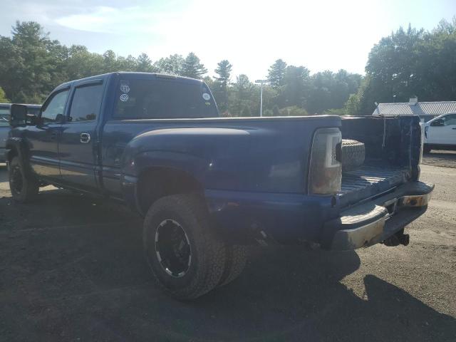 CHEV SILVERADO K3500 2003 blue crew pic diesel 1GCJK33103F188699 photo #3