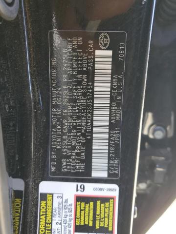 2025 TOYOTA CAMRY XSE 4T1DAACK2SU517454