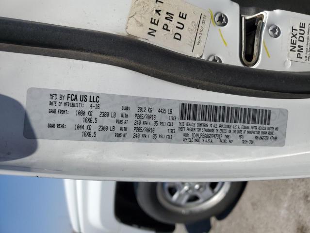 2016 JEEP PATRIOT SP 1C4NJPBA8GD747317