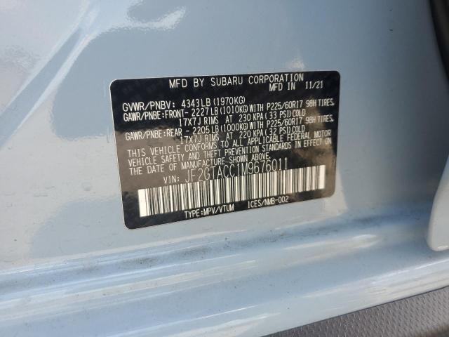 2021 SUBARU CROSSTREK JF2GTACC1M9676011