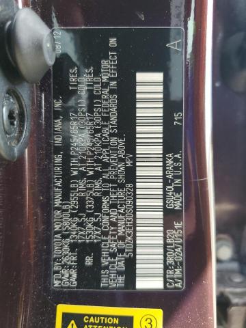 2013 TOYOTA HIGHLANDER #3248219219