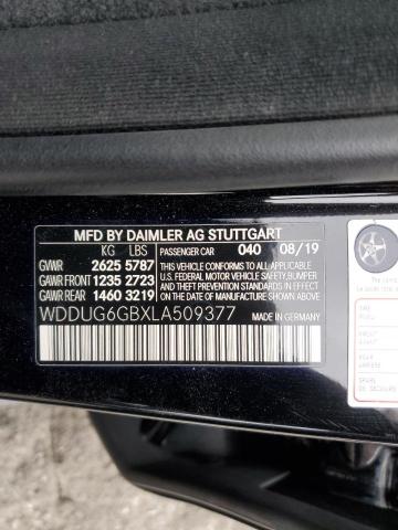 2020 MERCEDES-BENZ S 450 WDDUG6GBXLA509377
