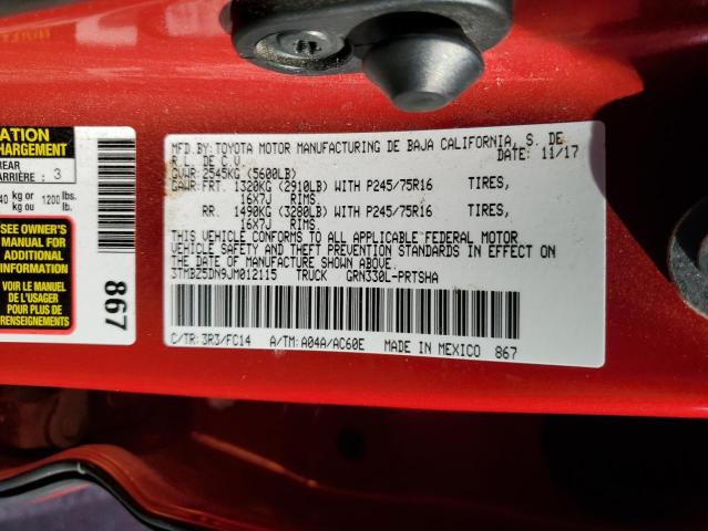 2018 TOYOTA TACOMA DOU 3TMBZ5DN9JM012115