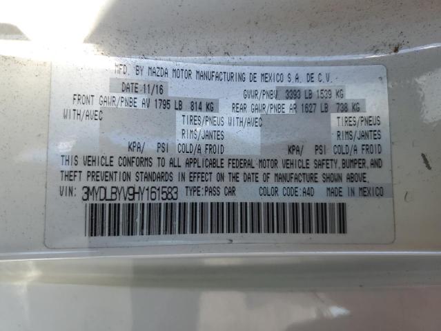 2017 TOYOTA YARIS IA 3MYDLBYV9HY161583