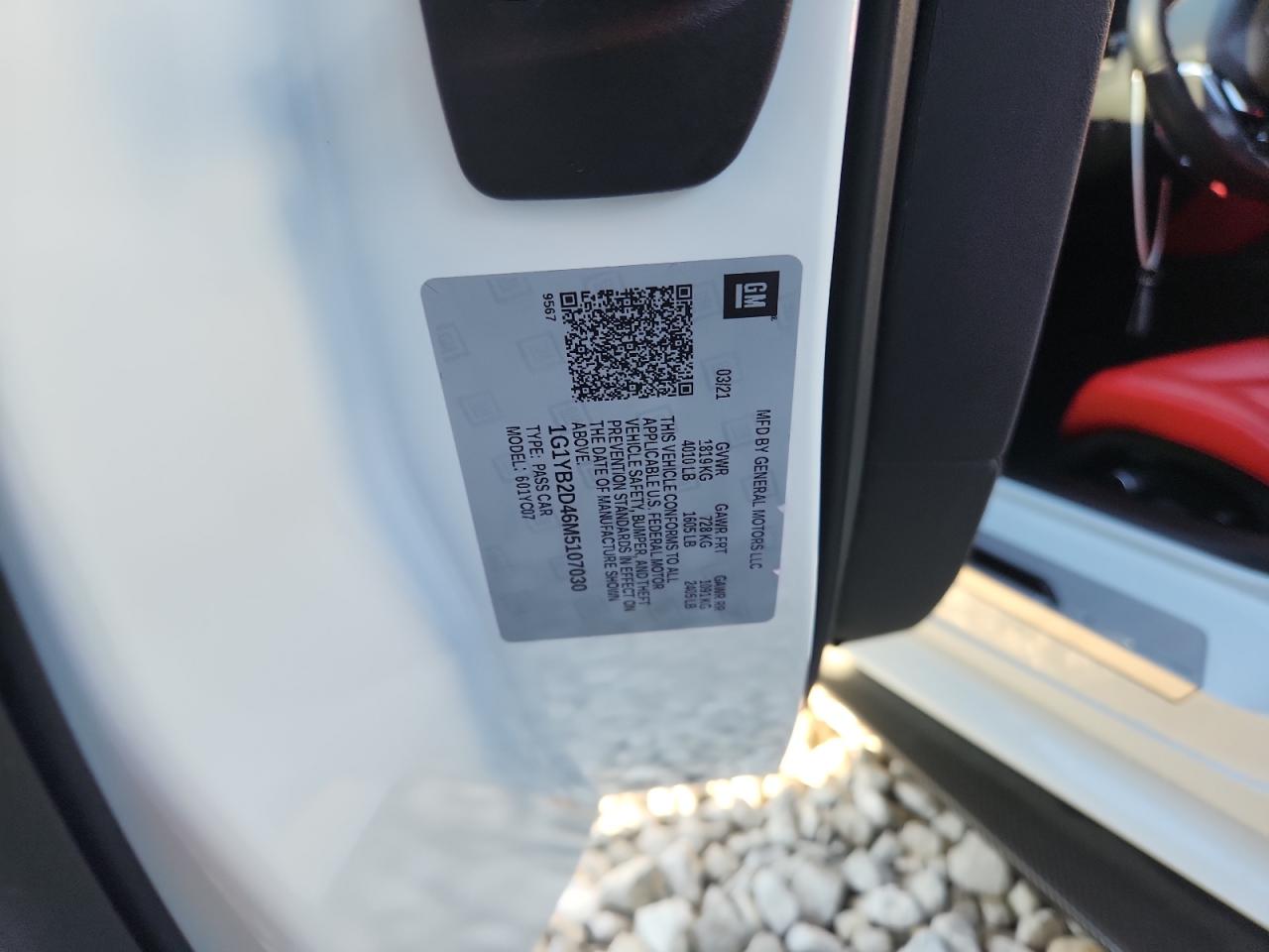 CHEVROLET CORVETTE STINGRAY 2LT