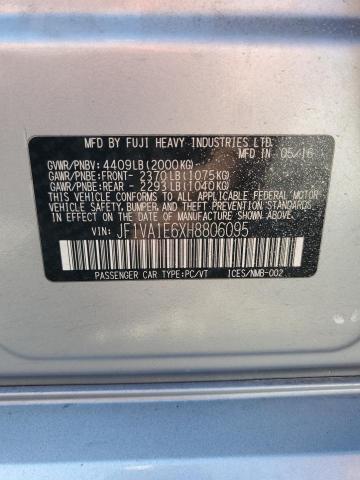 2017 SUBARU WRX PREMIU JF1VA1E6XH8806095