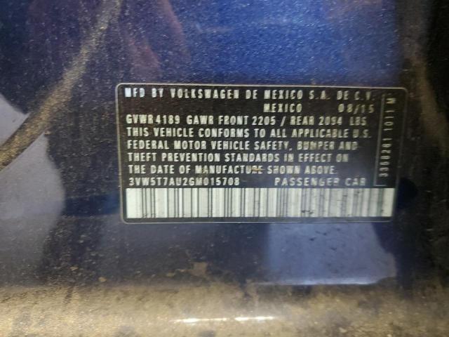 2016 VOLKSWAGEN GTI S/SE 3VW5T7AU2GM015708