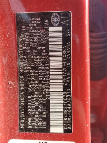 2017 TOYOTA COROLLA L #3262186586