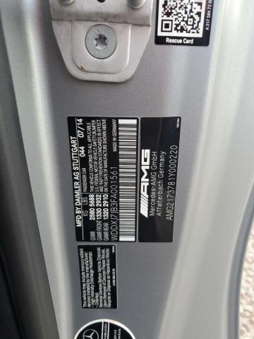 2015 MERCEDES-BENZ S 63 AMG WDDXJ7JB3FA001561