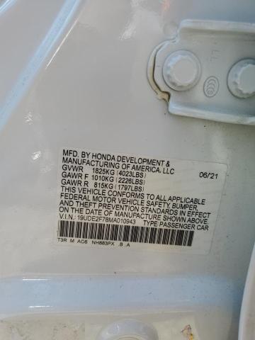 2021 ACURA ILX PREMIU 19UDE2F78MA010943