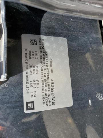 2015 CHEVROLET IMPALA LTZ 2G1155SL6F9179811