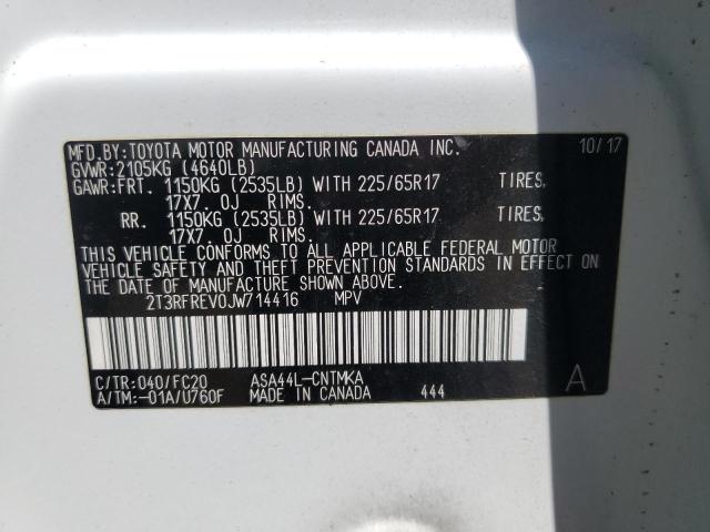 2018 TOYOTA RAV4 ADVEN - 2T3RFREV0JW714416