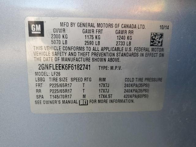 2015 CHEVROLET EQUINOX LS - 2GNFLEEK6F6182741