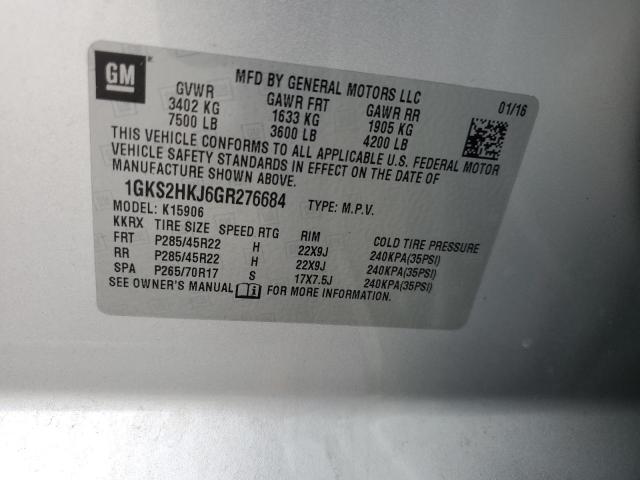 2016 GMC YUKON XL D 1GKS2HKJ6GR276684