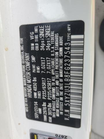 2015 HYUNDAI SANTA FE S 5XYZU3LB8FG237543