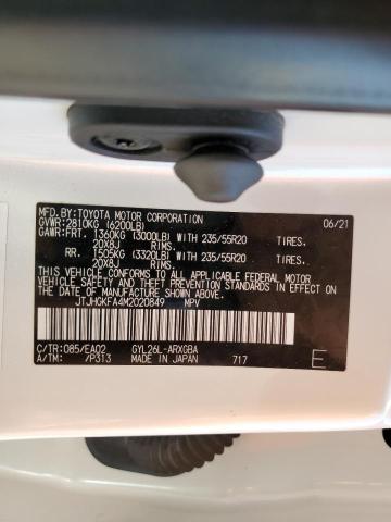 2021 LEXUS RX 450H L JTJHGKFA4M2020849