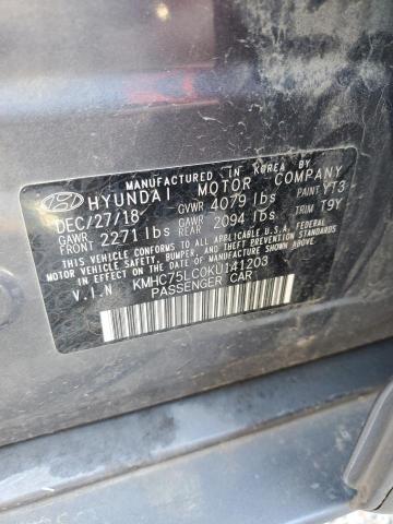 2019 HYUNDAI IONIQ SEL #3293527422