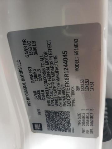 2024 CHEVROLET COLORADO TRAIL BOSS 1GCPTEEK6R1244045