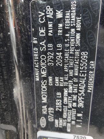 2020 KIA FORTE EX - 3KPF54AD4LE155098