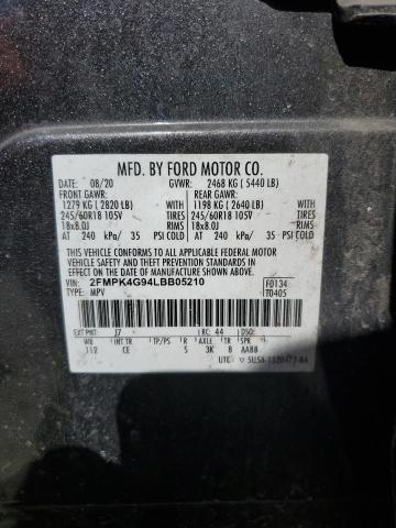 2020 FORD EDGE SE 2FMPK4G94LBB05210
