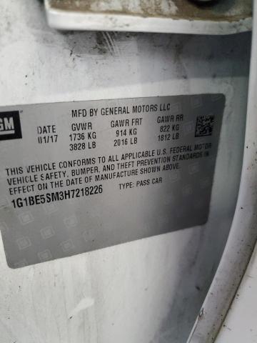 2017 CHEVROLET CRUZE LT 1G1BE5SM3H7218226