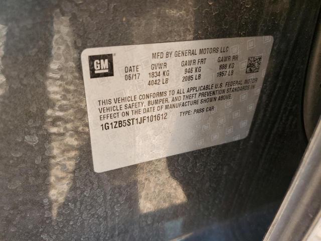 2018 CHEVROLET MALIBU LS 1G1ZB5ST1JF101612