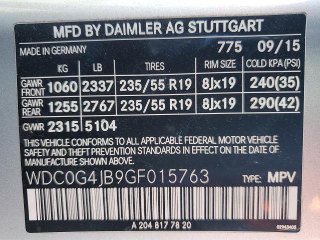 2016 MERCEDES-BENZ GLC 300 #3265083894