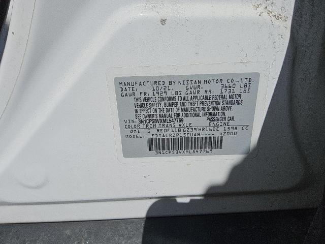 2021 NISSAN KICKS S - 3N1CP5BVXML547769