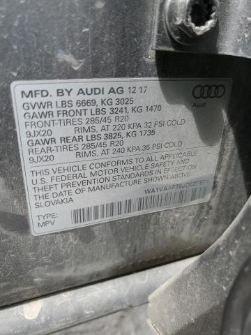 2018 AUDI Q7 PRESTIG WA1VAAF79JD027571