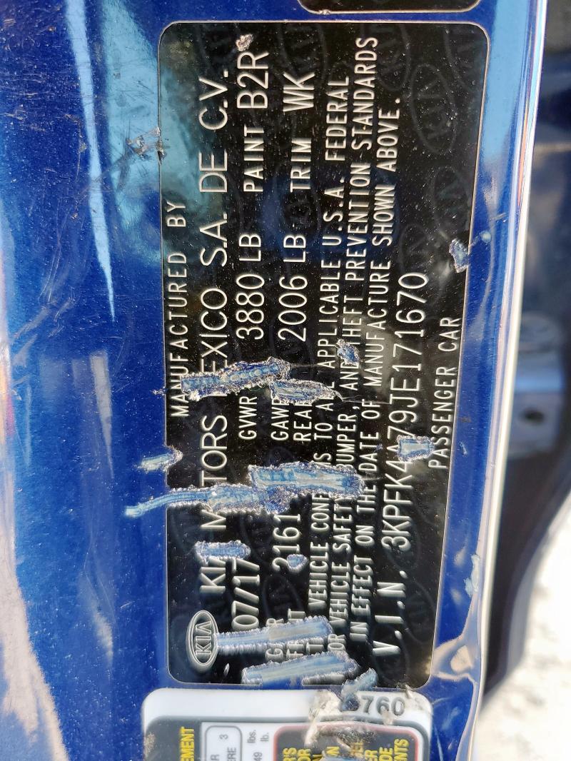 2018 KIA FORTE LX 3KPFK4A79JE171670