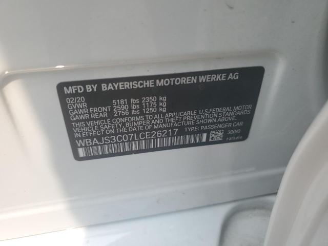 2020 BMW 540 XI WBAJS3C07LCE26217
