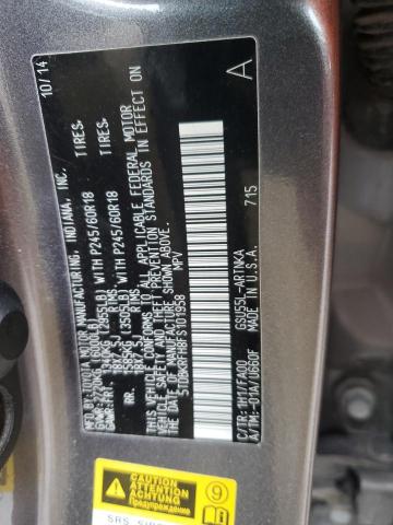 2015 TOYOTA HIGHLANDER - 5TDBKRFH8FS101958