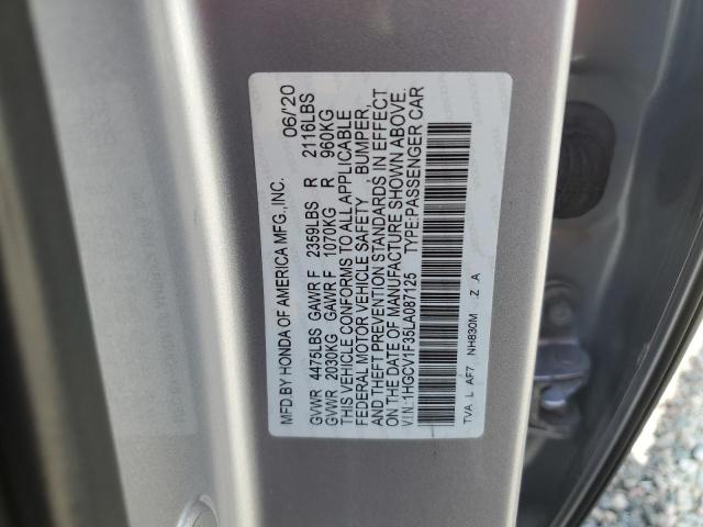 2020 HONDA ACCORD SPORT 1HGCV1F35LA087125