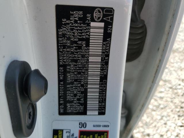2017 TOYOTA COROLLA L 2T1BURHE5HC759665