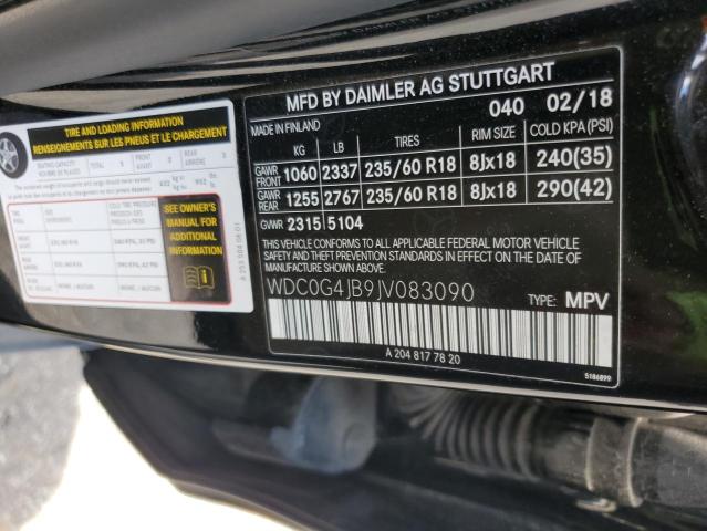2018 MERCEDES-BENZ GLC 300 WDC0G4JB9JV083090