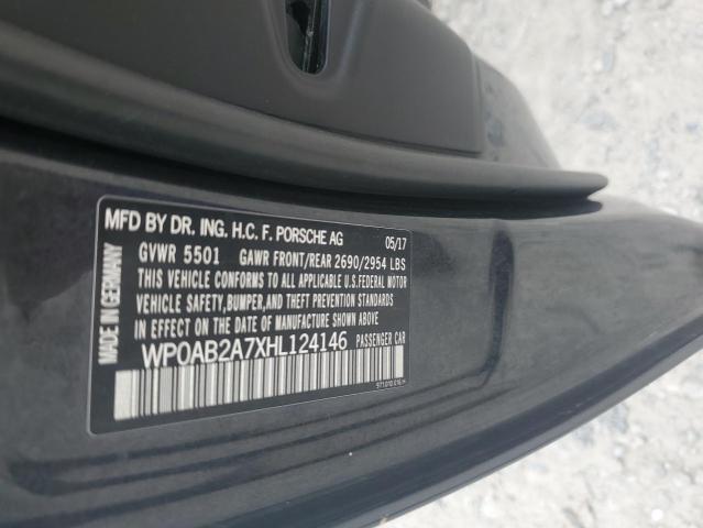 2017 PORSCHE PANAMERA 4S WP0AB2A7XHL124146