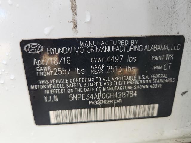 2016 HYUNDAI SONATA SPO 5NPE34AF0GH428784