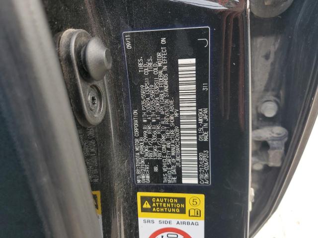 2012 LEXUS RX 450H - JTJBC1BA9C2426089