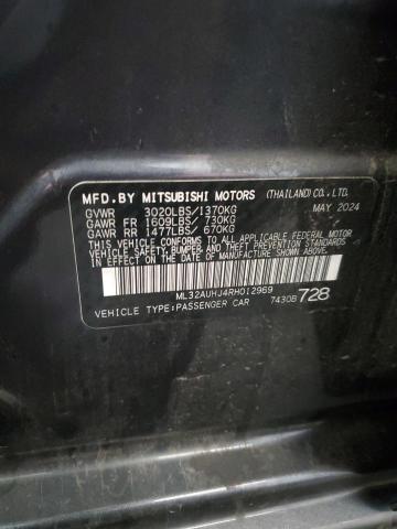 2024 MITSUBISHI MIRAGE ES ML32AUHJ4RH012969
