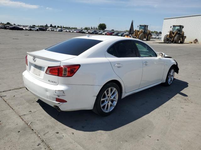 LEXUS IS 250 2011 white  gas JTHBF5C2XB5153197 photo #4