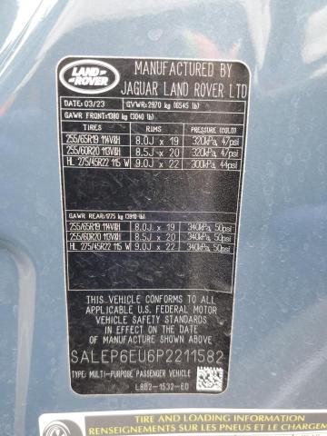 2023 LAND ROVER DEFENDER 9 SALEP6EU6P2211582