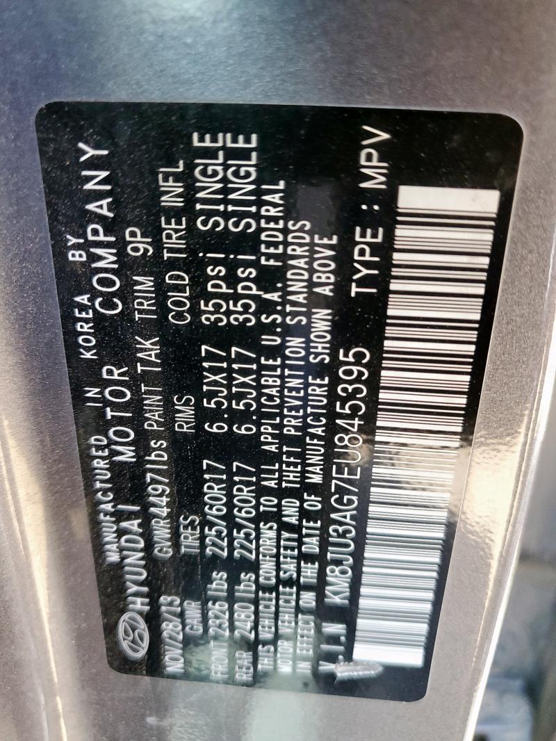 2014 HYUNDAI TUCSON GLS - KM8JU3AG7EU845395