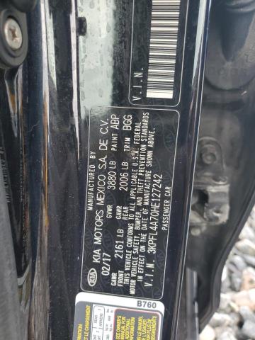 2017 KIA FORTE LX 3KPFL4A70HE127242