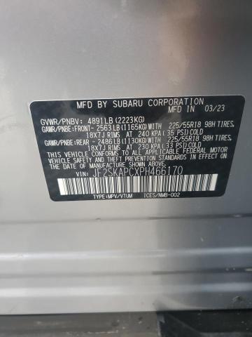 2023 SUBARU FORESTER LIMITED JF2SKAPCXPH466170