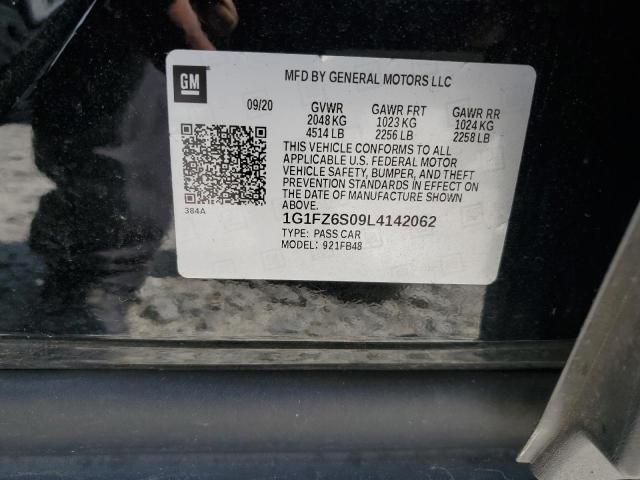2020 CHEVROLET BOLT EV PR - 1G1FZ6S09L4142062
