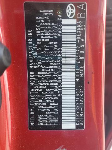 2018 TOYOTA COROLLA L 5YFBURHE1JP759622