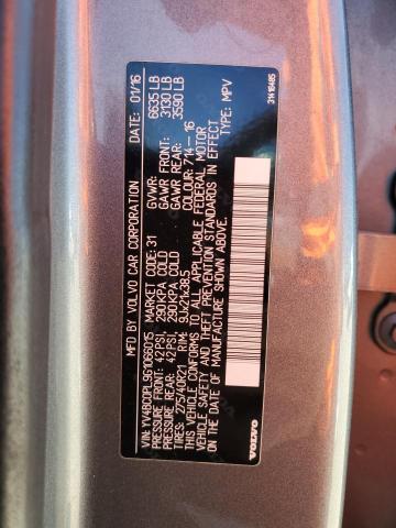 2016 VOLVO XC90 T8 YV4BC0PL9G1066015